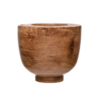 product image of decorative paulownia wood bowl by bd edition df4791 1 517