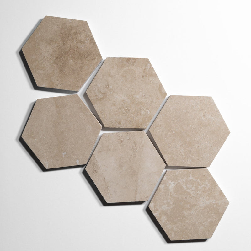 media image for durango 5 hexagon tile by burke decor dg5hx 1 240