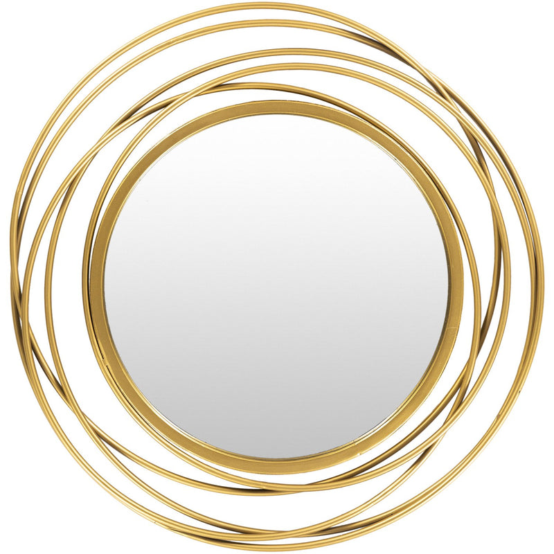 media image for Dixie DII-003 Round Mirror in Gold by Surya 273
