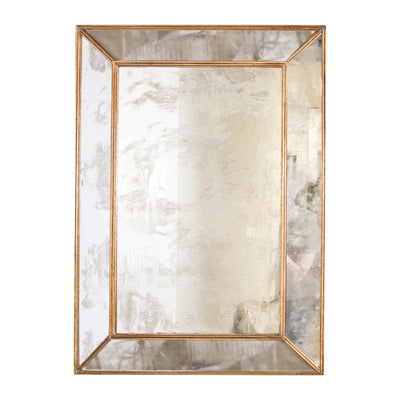 product image of dion rectangular antique mirror w gold leafed wood edges design by bd studio 1 564