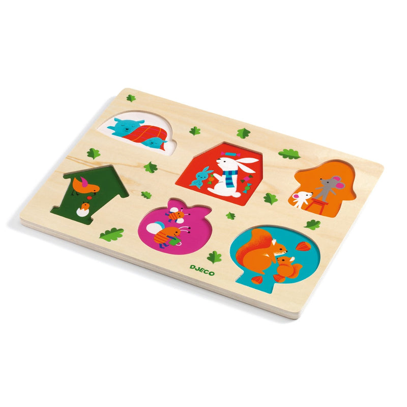 media image for coucou house wooden puzzle by djeco dj01064 4 266