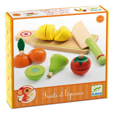 product image for cutting fruit and vegetables role play set by djeco dj06526 1 54