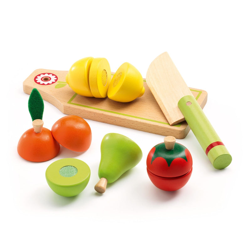 media image for cutting fruit and vegetables role play set by djeco dj06526 3 227