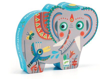 product image for Silhouette Puzzles Haathee, Asian Elephant design by DJECO 13