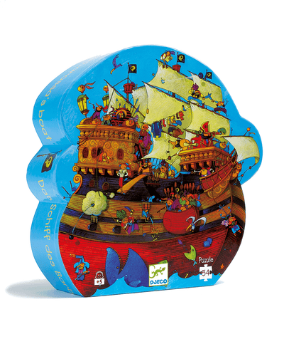 product image for Silhouette Puzzles Barbarossa's Boat design by DJECO 68
