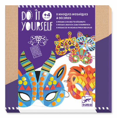product image for do it yourself jungle animal masks by djeco 1 53