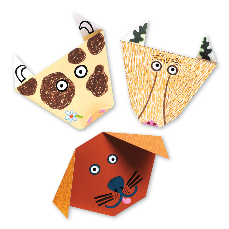 media image for animals origami paper craft kit by djeco dj08761 5 277