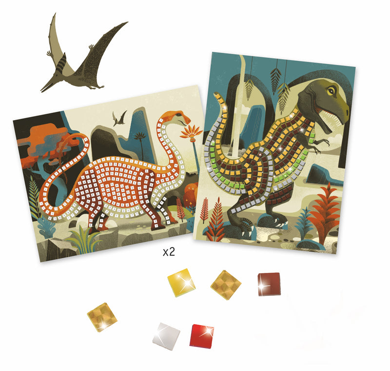 media image for petit gift mosaics dinosaurs by djeco 3 227