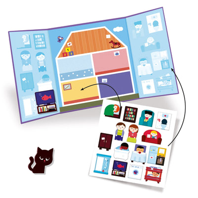 product image of house toddler repositionable sticker book activity by djeco dj09072 1 531