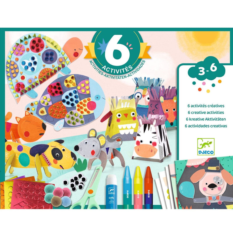 media image for animal houses multi activity craft kit by djeco dj09293 2 239