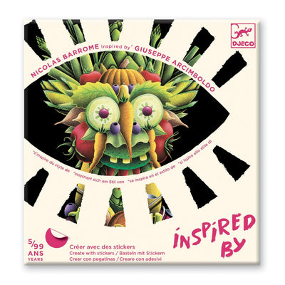 product image for spring vegetables inspired by arcimboldo sticker collage art kit by djeco dj09370 1 68