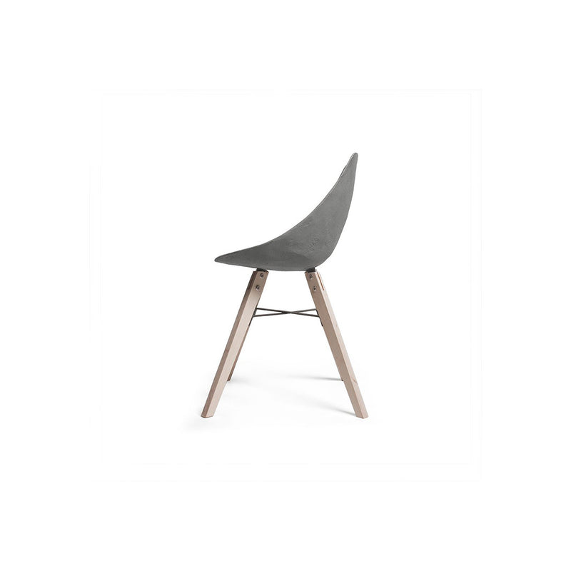 media image for Hauteville - Chair With Plywood Feet by Lyon Béton 256