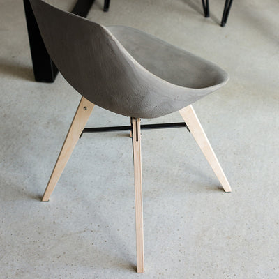 product image for Hauteville - Chair With Plywood Feet by Lyon Béton 30