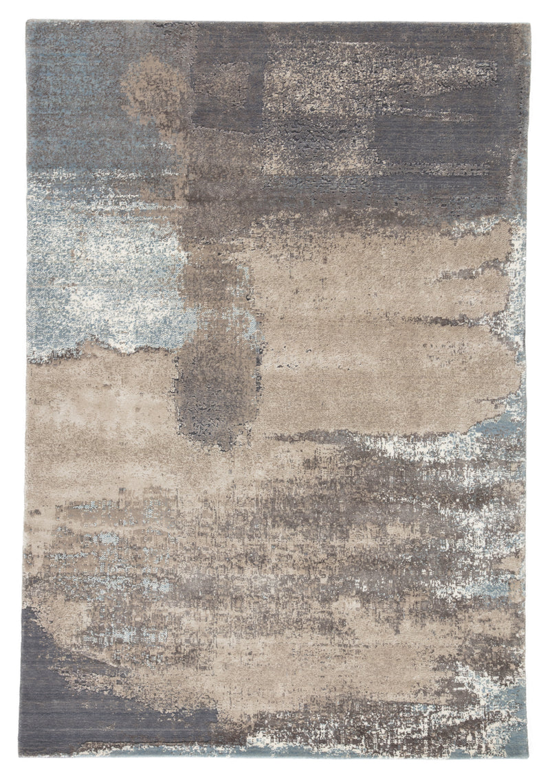 media image for Ionian Abstract Gray & Blue Rug by Jaipur Living 224