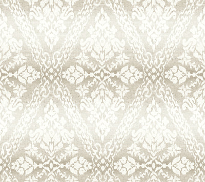product image for Tudor Diamond Damask Wallpaper in Linen from Damask Resource Library by York Wallcoverings 99