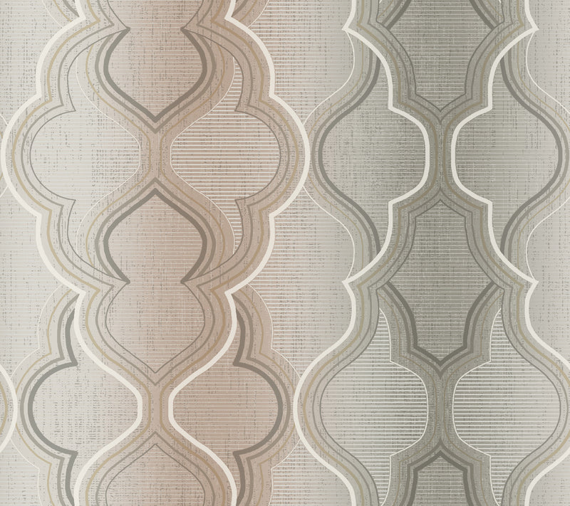 media image for Modern Ombre Damask Wallpaper in Clay from Damask Resource Library by York Wallcoverings 272