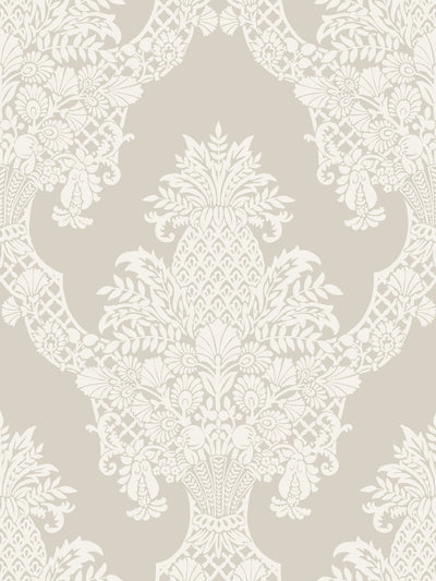 product image for Pineapple Plantation Wallpaper in Taupe from Damask Resource Library by York Wallcoverings 75