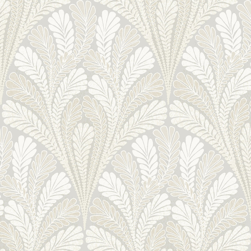 media image for sample shell damask wallpaper in grey from damask resource library by york wallcoverings 1 277