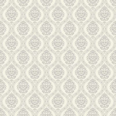 product image for Petite Ogee Wallpaper in Taupe from Damask Resource Library by York Wallcoverings 75