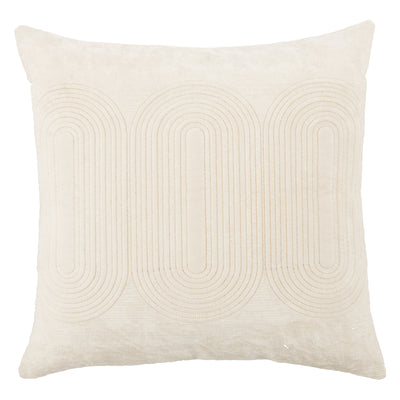 product image for Deco Joyce Down Ivory & Gold Pillow by Nikki Chu 1 56