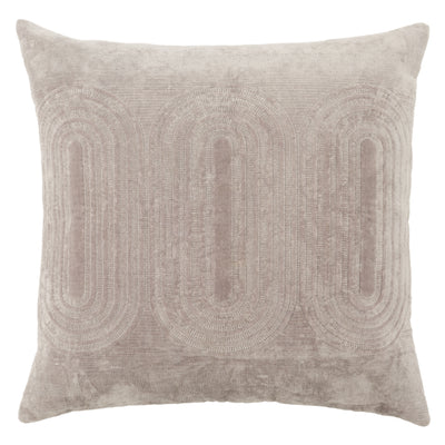 product image of Deco Joyce Light Gray & Silver Pillow by Nikki Chu 1 519