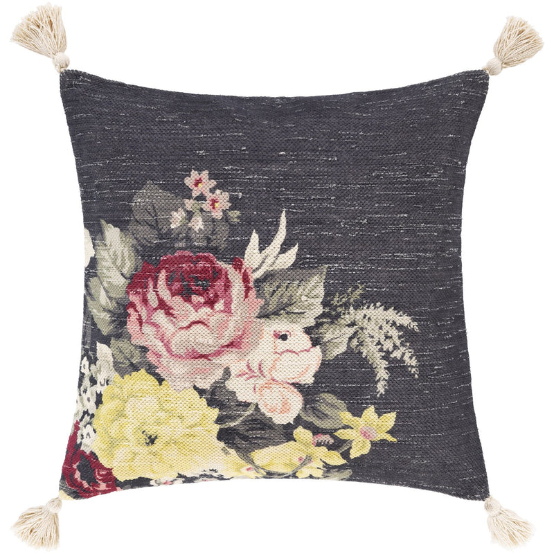 media image for Daphne DPH-001 Hand Woven Pillow in Medium Gray & Cream by Surya 213
