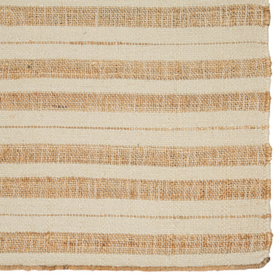 product image for Rey Natural Striped Tan/ Ivory Rug by Jaipur Living 49