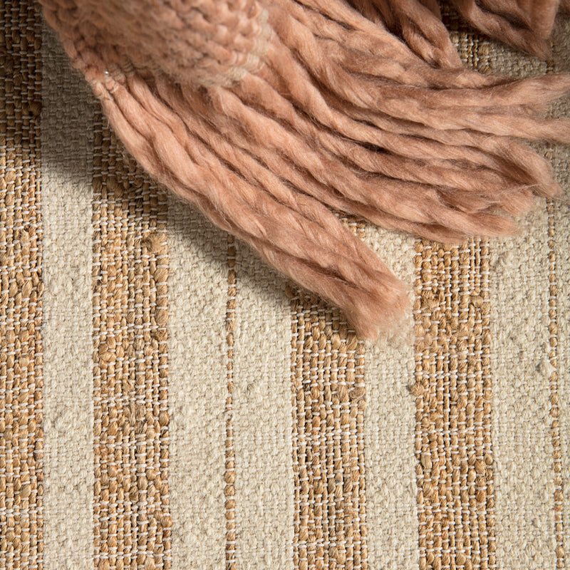 media image for Rey Natural Striped Tan/ Ivory Rug by Jaipur Living 260