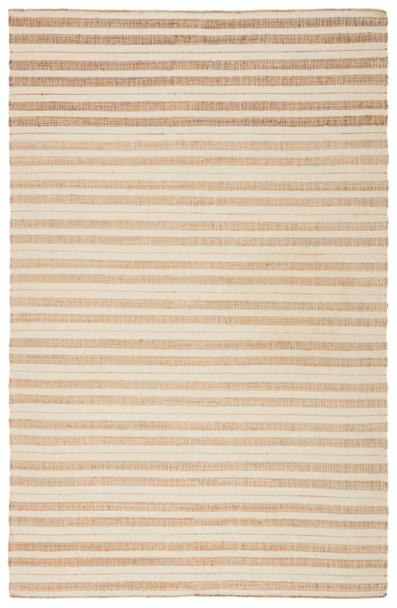 media image for Rey Natural Striped Tan/ Ivory Rug by Jaipur Living 258