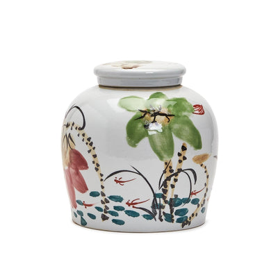 product image of Japanese Flower Blossoms Jar 598