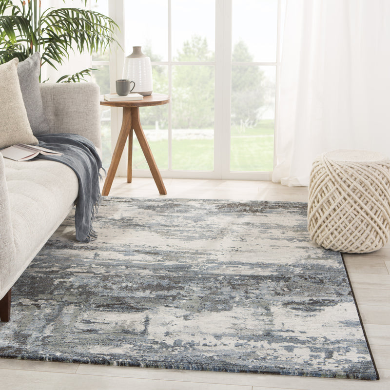 media image for Buxton Abstract Blue/ Light Gray Rug by Jaipur Living 220