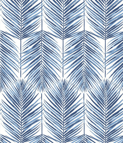 product image of Paradise Palm Wallpaper in Coastal Blue by DuPont 578