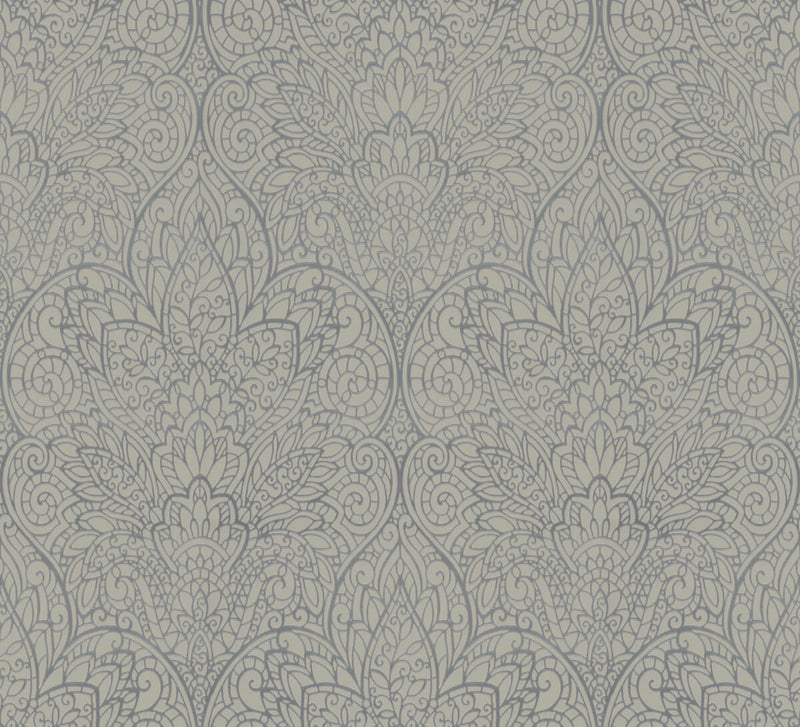 media image for sample paradise dark taupe silver wallpaper from the after eight collection by candice olson 1 226