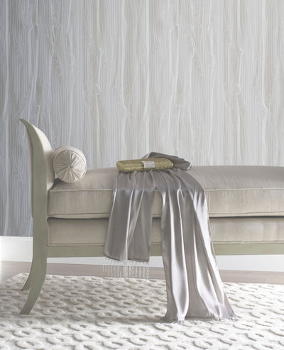 product image for Fantasy Faux Bois Grey/White Wallpaper from the After Eight Collection by Candice Olson 90
