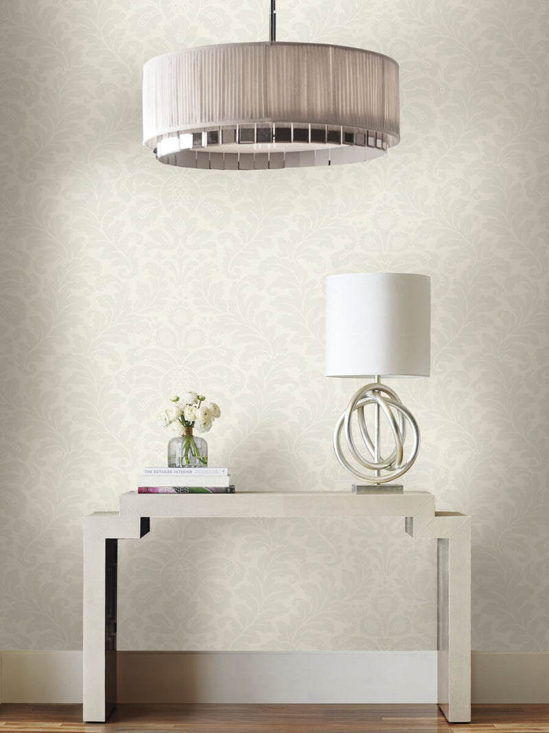 media image for Modern Romance White Wallpaper from the After Eight Collection by Candice Olson 20