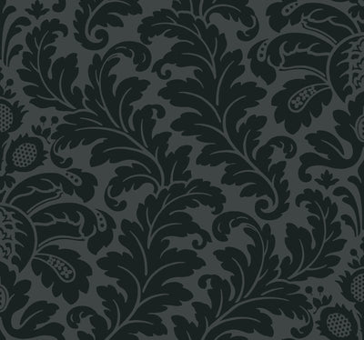 product image for Modern Romance Black Wallpaper from the After Eight Collection by Candice Olson 42