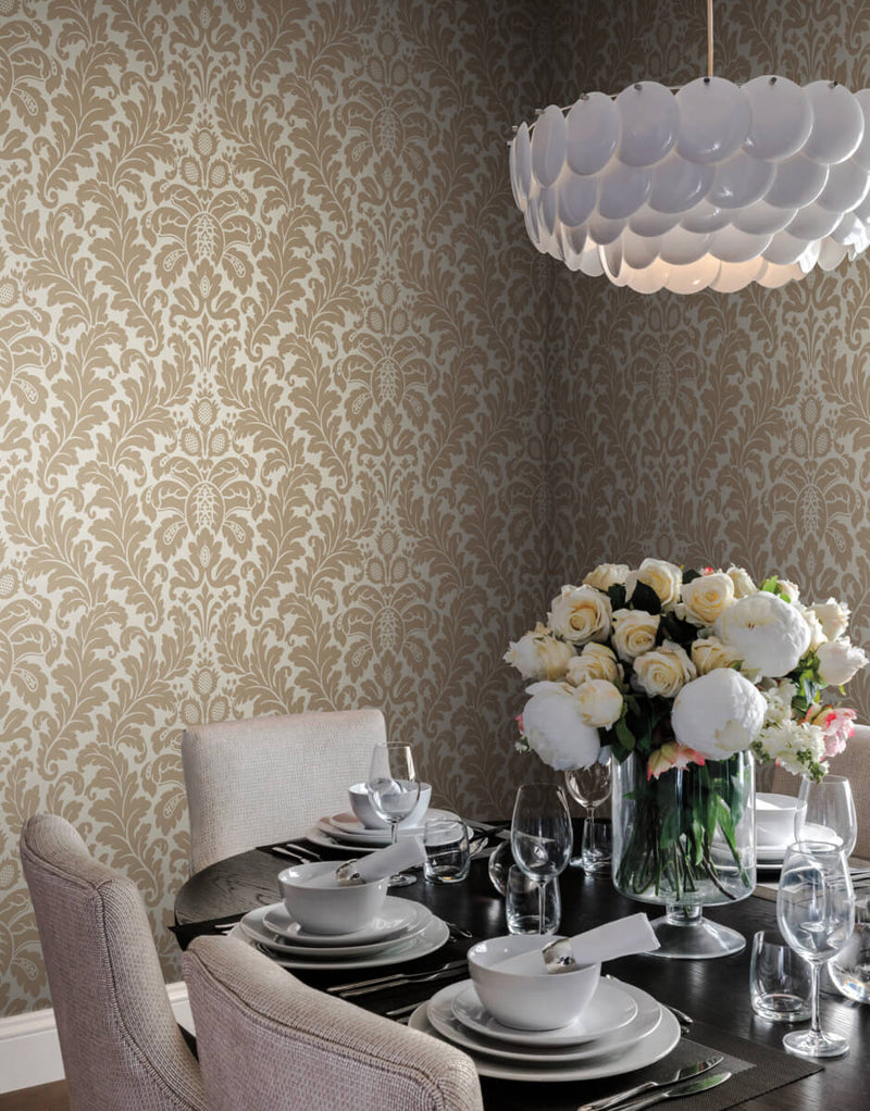 media image for Modern Romance Gold Metallic Wallpaper from the After Eight Collection by Candice Olson 20