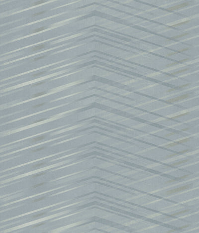 product image of Glistening Chevron Smokey Blue Wallpaper from the After Eight Collection by Candice Olson 585