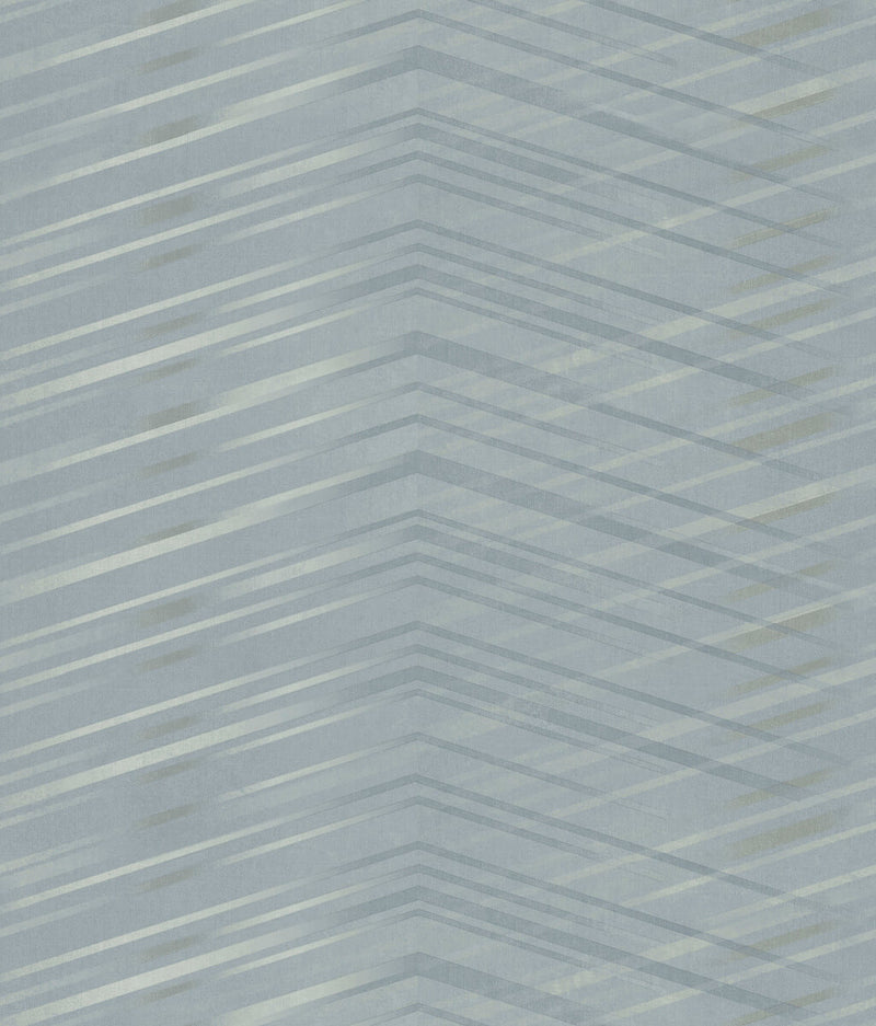 media image for Glistening Chevron Smokey Blue Wallpaper from the After Eight Collection by Candice Olson 217