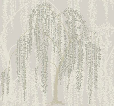 product image for Willow Glow Light Taupe Wallpaper from the After Eight Collection by Candice Olson 4
