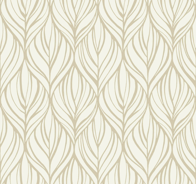 media image for Palma White/Gold Wallpaper from the After Eight Collection by Candice Olson 244