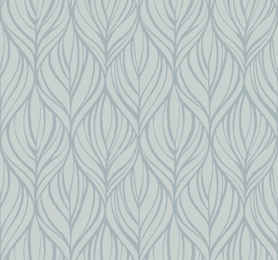 product image of sample palma blue silver wallpaper from the after eight collection by candice olson 1 582