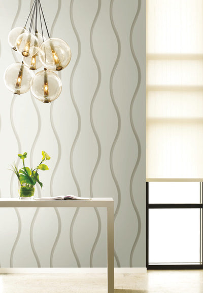 product image for Unfurl Off White Wallpaper from the After Eight Collection by Candice Olson 70