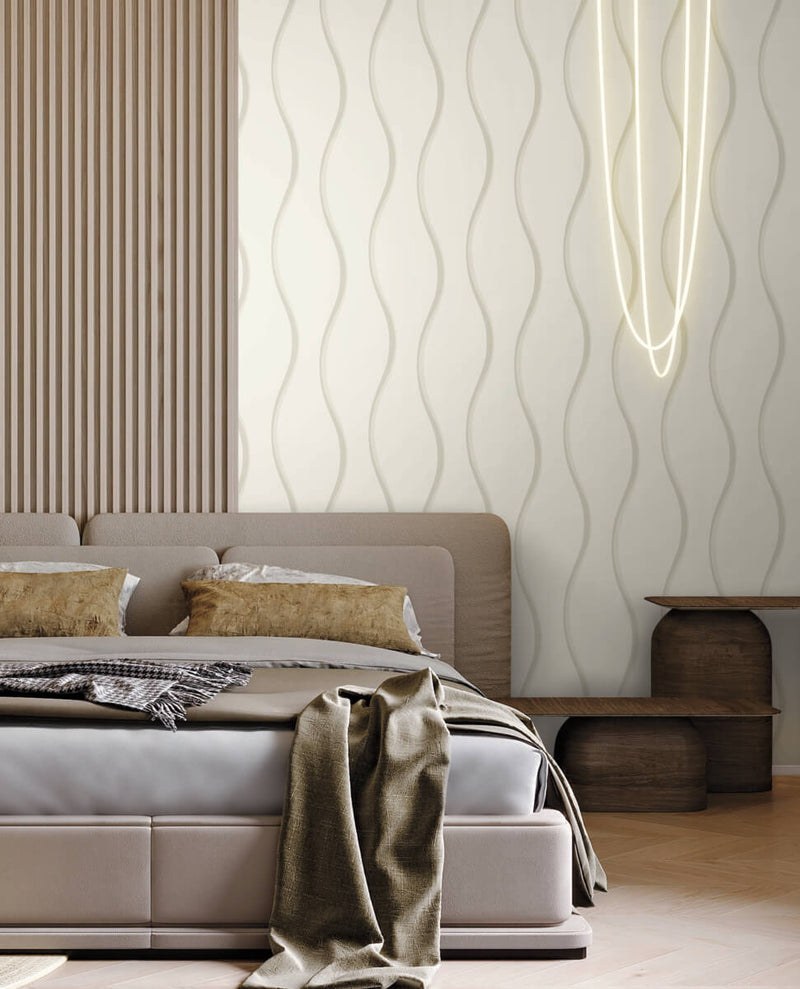 media image for Unfurl White Wallpaper from the After Eight Collection by Candice Olson 296