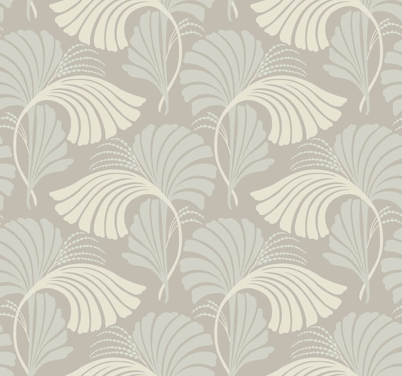 media image for sample dancing leaves neutrals wallpaper from the after eight collection by candice olson 1 229