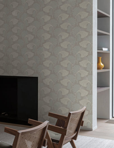 product image for Dancing Leaves Neutrals Wallpaper from the After Eight Collection by Candice Olson 18