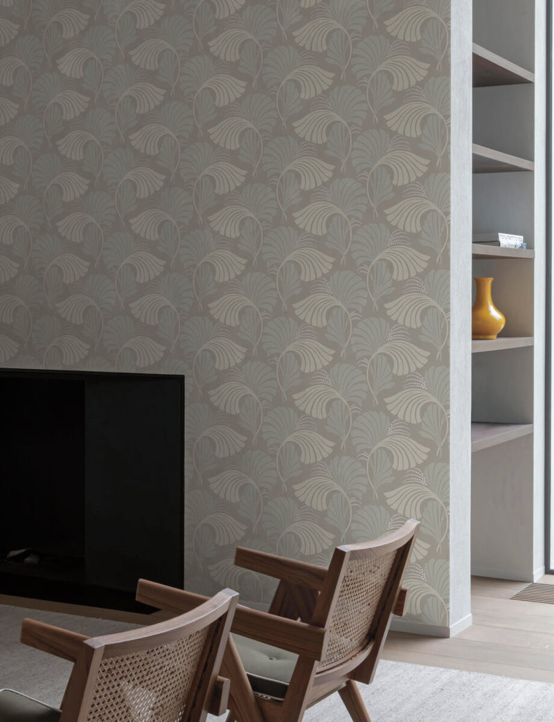 media image for Dancing Leaves Neutrals Wallpaper from the After Eight Collection by Candice Olson 245