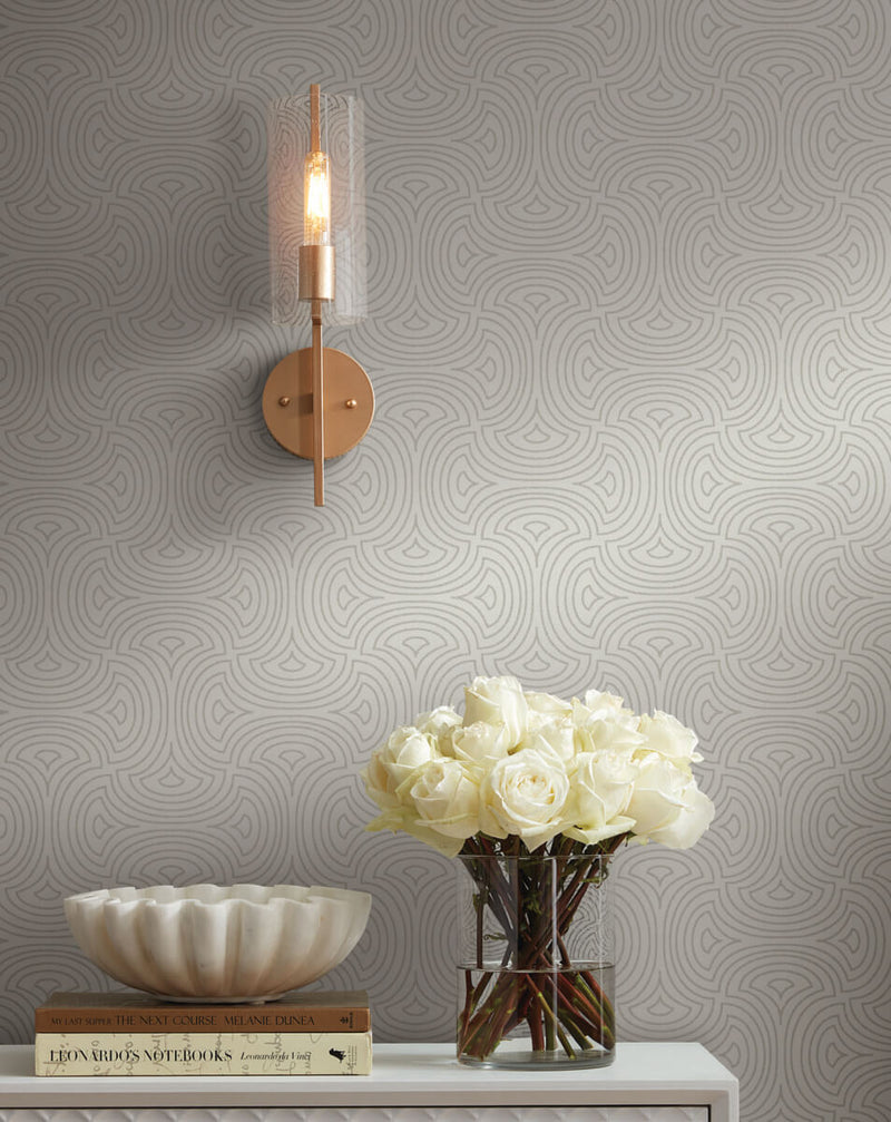 media image for Hourglass White Wallpaper from the After Eight Collection by Candice Olson 237