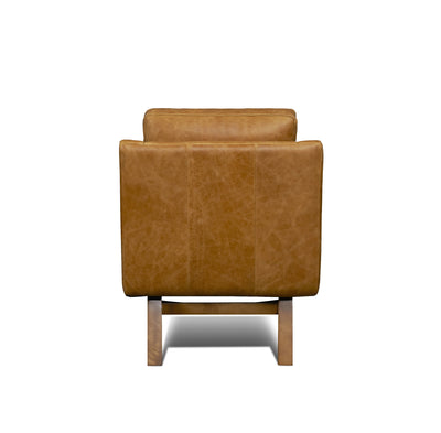 product image for Dutch Leather Chair in Badger 40