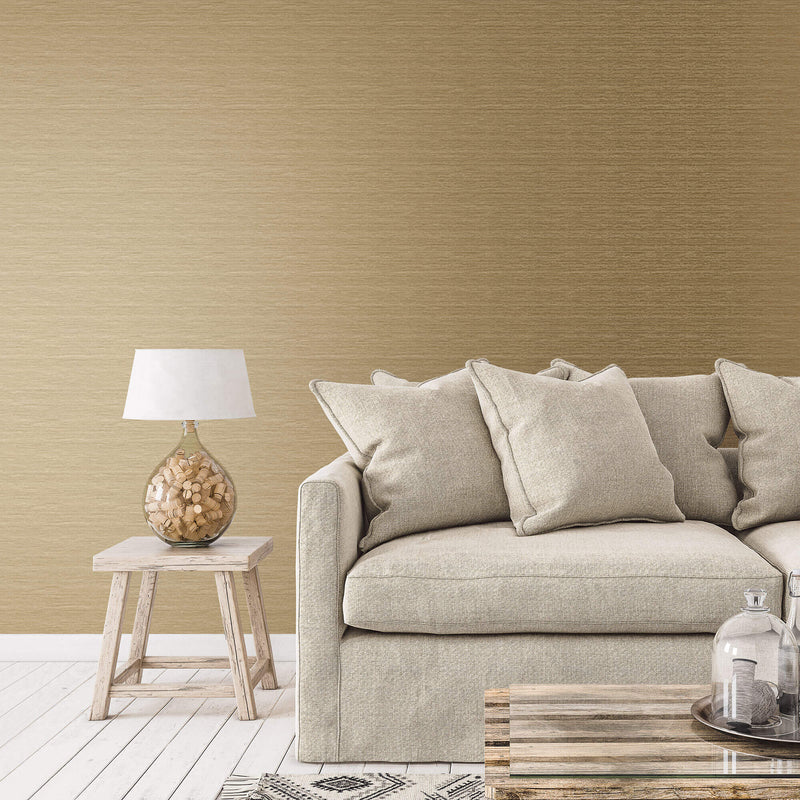 media image for Metallic Plain Deep Gold from the Emporium Collection by Galerie Wallcoverings 214